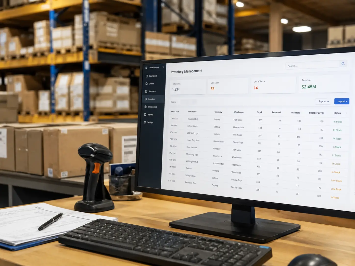 Warehouse Automation example